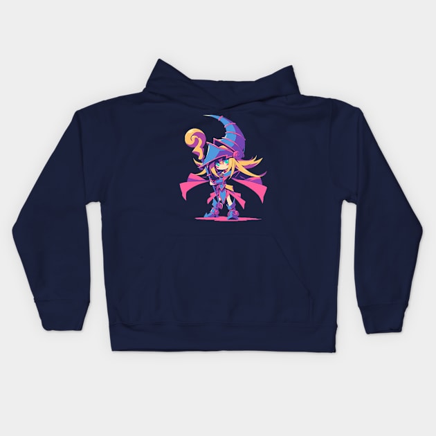 dark magician girl Kids Hoodie by boxermaniac